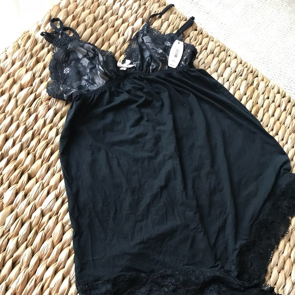 NWT VS Lace Romper & Garter belt